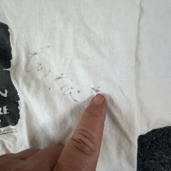 2001 Rancid Band Tee Punk Rock Shirt Lars Frederiksen Signed‎ Machete L READ - Picture 16 of 16